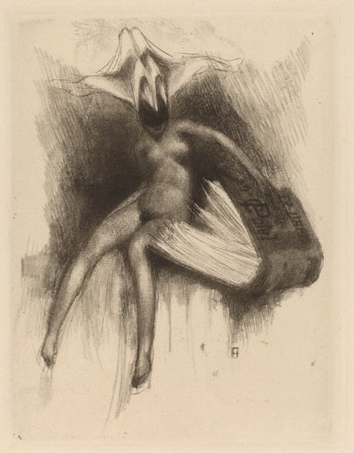 Ex Libris C. Patel od Paul Gavarni