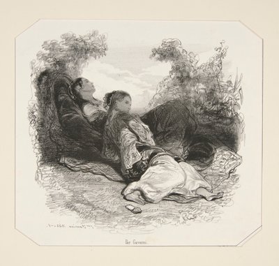květiny z od Paul Gavarni