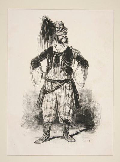 ZAHRANIČNÍ GENERÁL. od Paul Gavarni