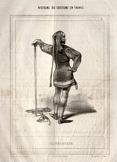 Historie kostýmu ve Francii: Tormentor od Paul Gavarni
