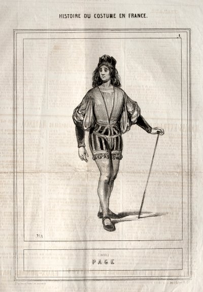 Historie kostýmu ve Francii: Strana od Paul Gavarni