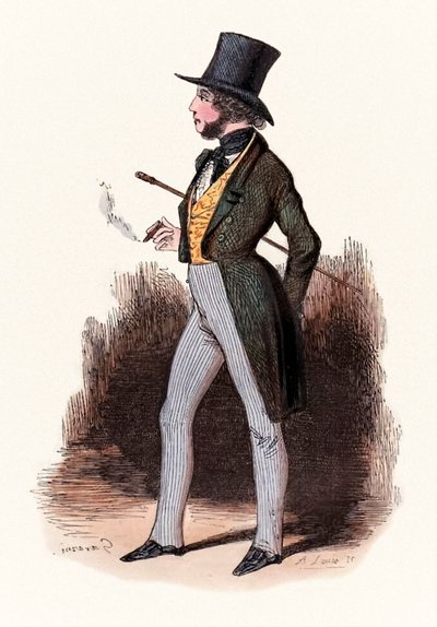 Ilustrace z "Le Sportsman Parisien" [Pařížský sportovec] od Rodolphe d