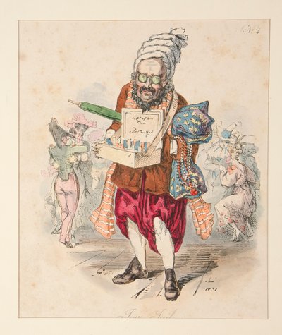 NEBO. - JUIF od Paul Gavarni