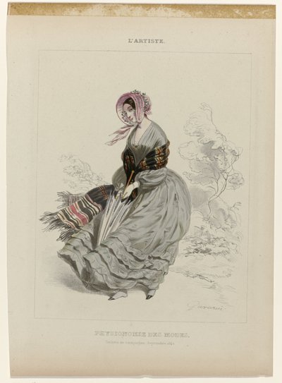 The Artist, Country Toilet, září 1840: Fyziognomie režimů. od Paul Gavarni