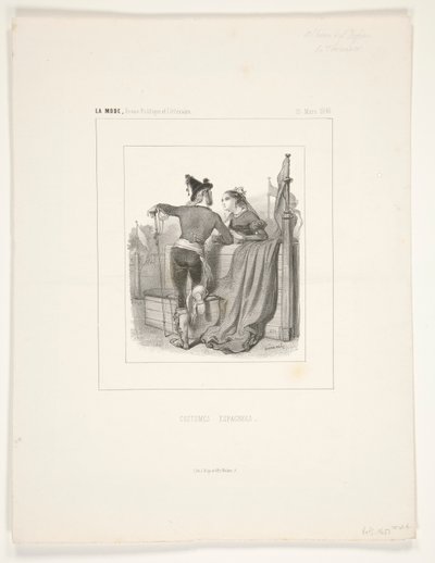 LE TOREADOR. od Paul Gavarni