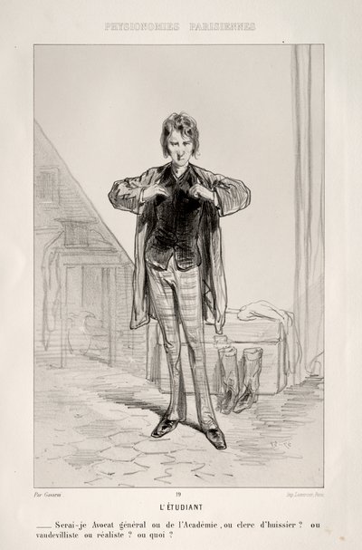 Student od Paul Gavarni