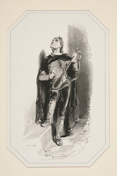 serenáda od Paul Gavarni