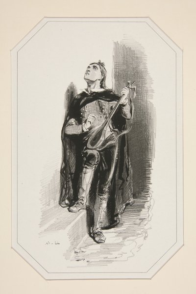 Serenáda od Paul Gavarni
