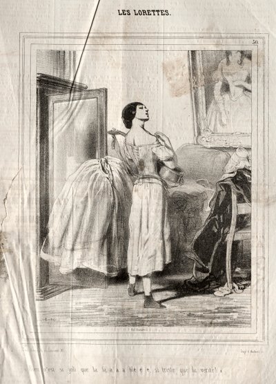 Les Lorettes, 1842. od Paul Gavarni