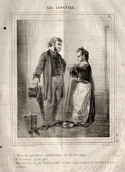 Lorety, 1842. od Paul Gavarni