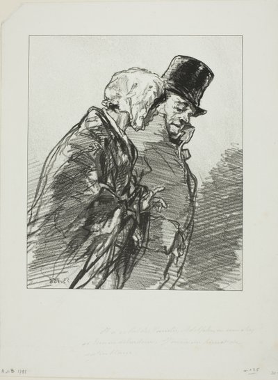 Les Lorettes vieillies: ...A na varietním plese Adolphe... od Paul Gavarni