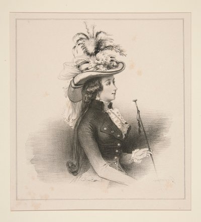 PAŘÍŽSKÉ MODELY V ROCE 1787 od Paul Gavarni