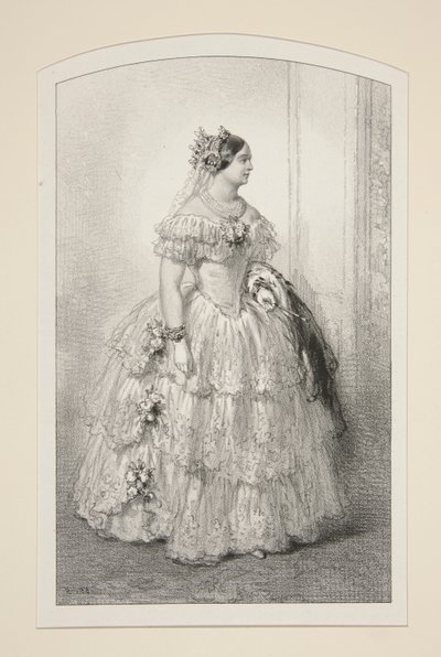 Paní princezna Mathilde od Paul Gavarni