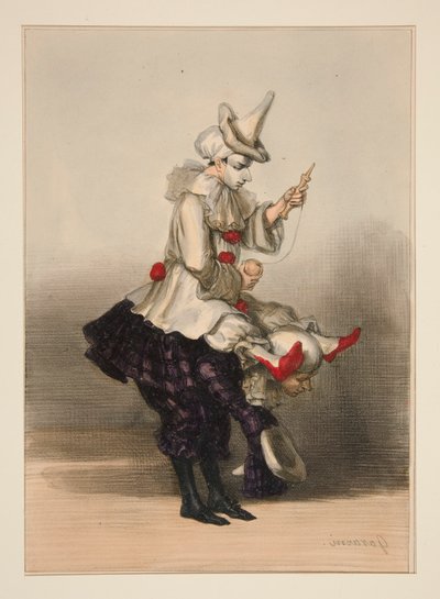 PAILLASSE A PIERROT od Paul Gavarni
