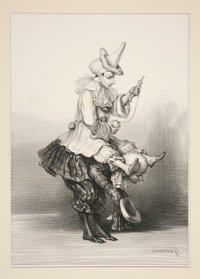 PAILLASSE A PIERROT od Paul Gavarni