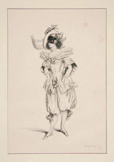 PIERROT. od Paul Gavarni