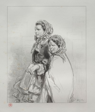 Par-ci, par-lá: Moje dcera zpívala, 1854-1856. od Paul Gavarni