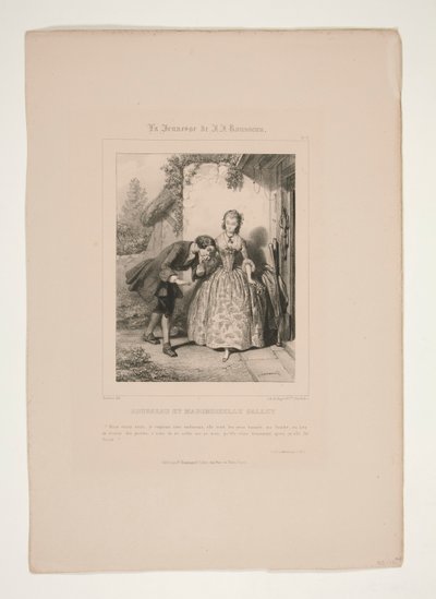 GALEY ROUSSEAU A MADEMOISELLE. od Paul Gavarni