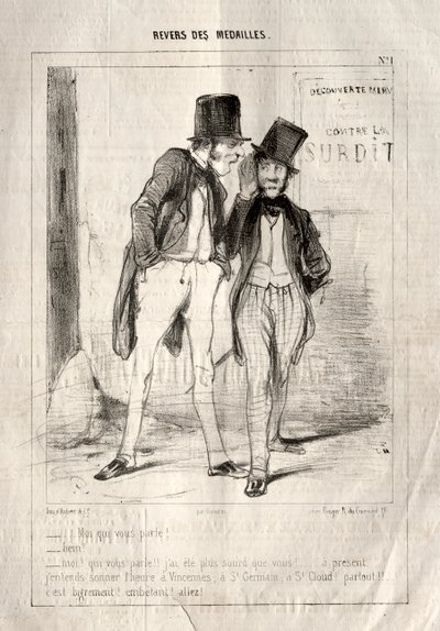 Rub medailí, 1842. od Paul Gavarni