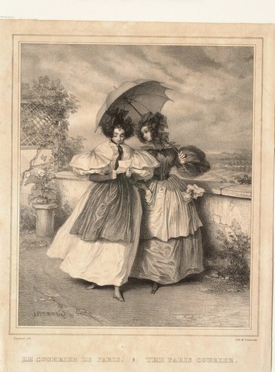 Pařížský kurýr (Le Courrier de Paris) od Paul Gavarni