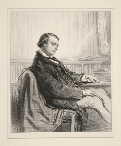 Théodore de Banville od Paul Gavarni