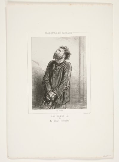 Nepochopený tenor. od Paul Gavarni