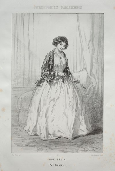 Une Lélia. od Paul Gavarni