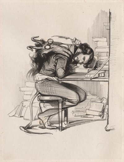 Émile Forgues Old Nick, c. 1835-1840. od Paul Gavarni