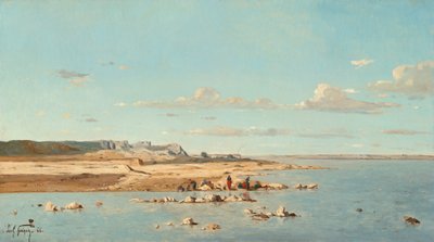 Washerwomen on the Banks of the Durance, 1866. od Paul Guigou