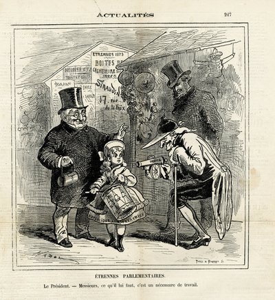 Ilustrace Hadol (1835-1875) v Le Charivari od Paul Hadol
