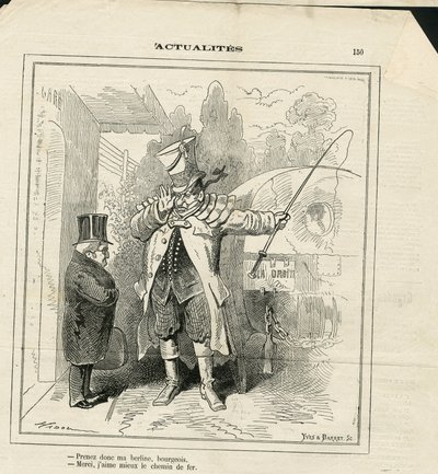 Ilustrace Hadol (1835-1875) v Le Charivari od Paul Hadol