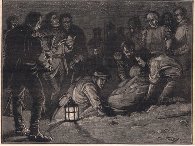 Pohřeb sira Johna Moora AD 1809 od Paul Hardy