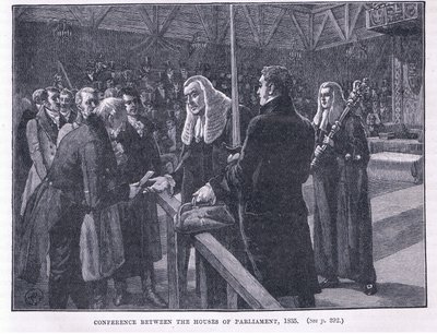 Konference mezi komorami parlamentu AD 1835 od Paul Hardy