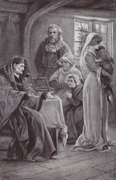 Ilustrace pro The Cloister and The Hearth od Charlese Reade od Paul Hardy