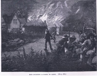 Mob vypaluje farmu v Kentu v roce 1830 od Paul Hardy