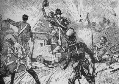 The Garrison Met The Bombardment Bravelly, 1902 od Paul Hardy