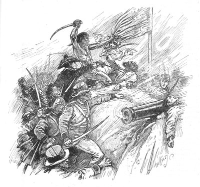 Snažili se zvětšit val, 1902 od Paul Hardy
