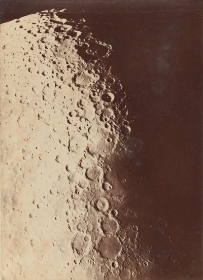 Lunární fotografie, jižní pól, 1890 od Paul Henry