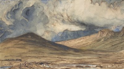 Pohoří Auvergne, 1831-33. od Paul Huet