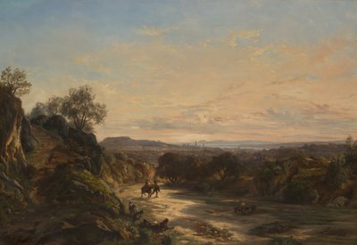 Na cestě do Nice, asi 1844. od Paul Huet