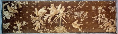 Veverky Malba Paula Huetva (1803-1869) na plátně od Jouye, Paříž 19. století, dekorativní umění od Paul Huet