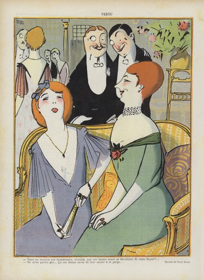 Ilustrace pro Le Rire od Paul Iribe