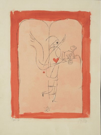 Génius podává malou snídani, 1920. od Paul Klee