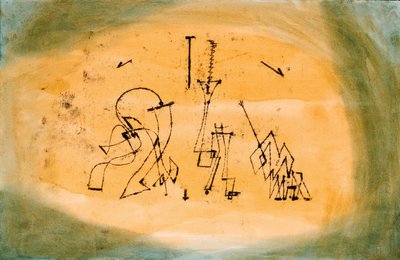 Abstraktní trio, 1923 od Paul Klee