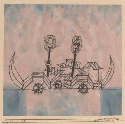Starý parník od Paul Klee