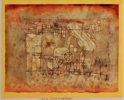 Příjezd vzduchového parníku od Paul Klee