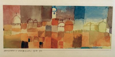 Pohled na Kairuan od Paul Klee