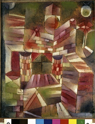 Architektura z okna od Paul Klee