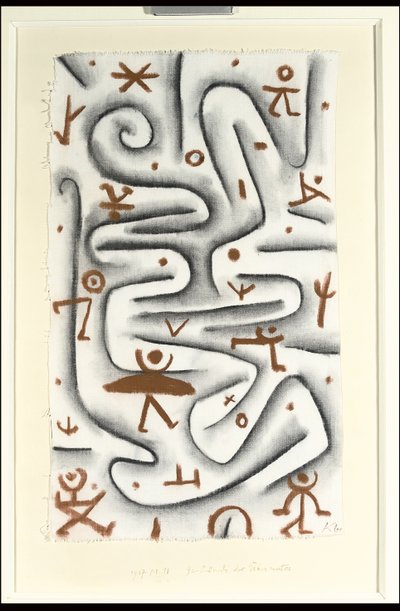 Oblast vysokých duchů; Gelande des Ubermutes od Paul Klee