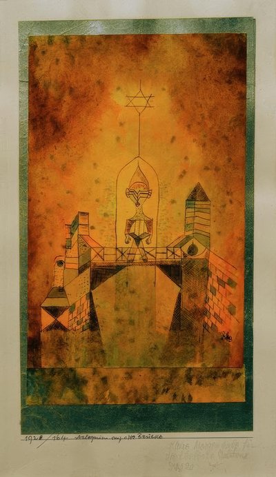 Arlekýn na mostě od Paul Klee